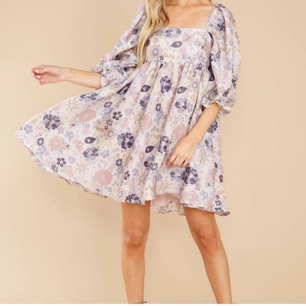 Storia babydoll floral dress, Size S